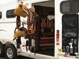 This Saddle Jack has been installed in a side tack, but we can install it in almost any horse trailer.